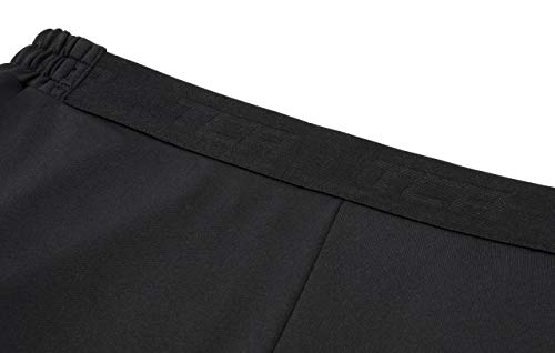 TCA Pantalón de Entrenamiento con Tecnología de Secado Rápido con Bolsillos con Cremallera para Hombre - Negro, S