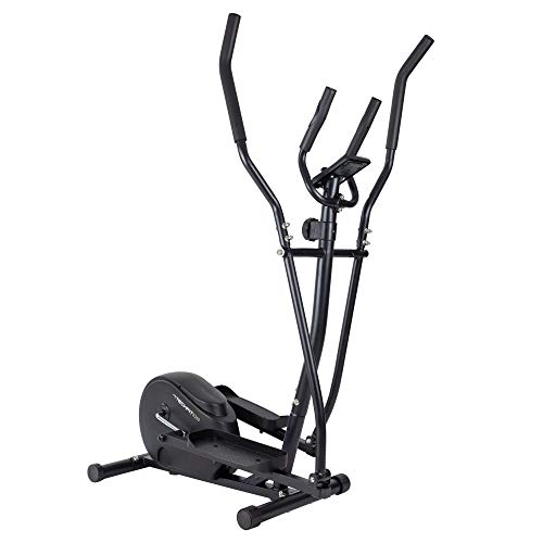 TechFit E250N Cross Trainer, Bicicleta estática elíptica para el hogar, la pérdida de Peso Máquina para Cardio y Ejercicios de Fitness, Dispositivo de Resistencia Magnética para Espacios Interiores