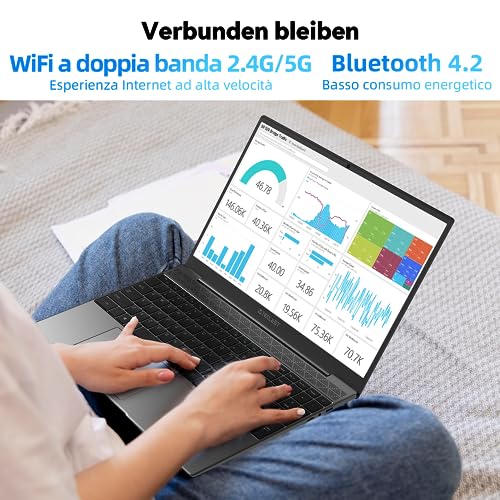 TECLAST 【2023 Nuevo F16Plus Ordenador Portátil 15,6 Pulgadas,12GB RAM 512GB SSD,PC Portátil con Intel N4100 Procesador,IPS 1920x1080, 2.4G/5G WiFi, BT 4.2, USB*2, Type-C, Mini-HDMI