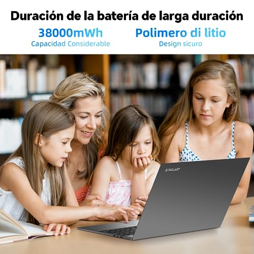 TECLAST F16plus 15,6" Ordenador Portatiles 12GB RAM 512GB SSD Celeron N4120,hasta 2.6 GHz,PC Portátil con WiFi de Doble Banda,1920x1080,5000mAh,BT4.2,Soporta Memoria extendida,Teclado retroiluminado