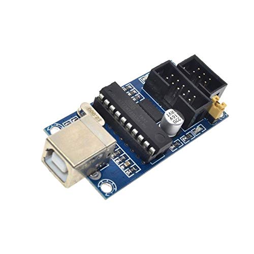 TECNOULAB 1 Uds USBTiny USBtinyISP AVR USB Tiny ISP Programador Cargador de Arranque con Cable de programación