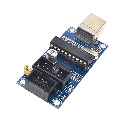 TECNOULAB 1 Uds USBTiny USBtinyISP AVR USB Tiny ISP Programador Cargador de Arranque con Cable de programación