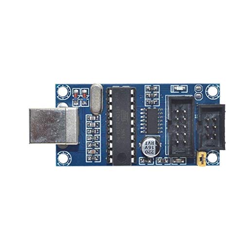 TECNOULAB 1 Uds USBTiny USBtinyISP AVR USB Tiny ISP Programador Cargador de Arranque con Cable de programación