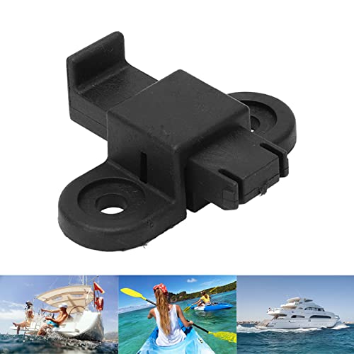 Tefola Cerradura Deslizante de liberación rápida para Barco, Accesorios de Pedal de Kayak Negro ABS para Barco de Pesca en Canoa