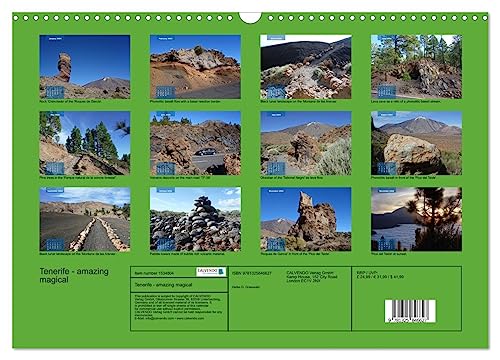 Tenerife - amazing magical (Wall Calendar 2024 DIN A3 landscape), CALVENDO 12 Month Wall Calendar: Fairytale rock formations and contrasting colors characterize the beautiful island