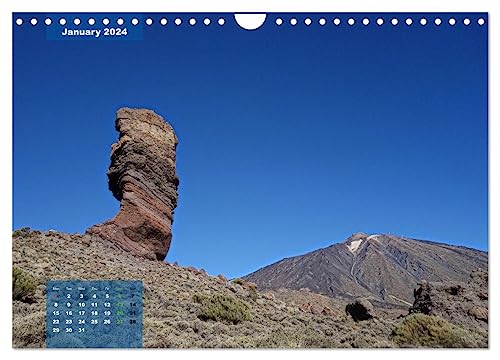 Tenerife - amazing magical (Wall Calendar 2024 DIN A4 landscape), CALVENDO 12 Month Wall Calendar: Fairytale rock formations and contrasting colors characterize the beautiful island