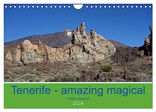 Tenerife - amazing magical (Wall Calendar 2024 DIN A4 landscape), CALVENDO 12 Month Wall Calendar: Fairytale rock formations and contrasting colors characterize the beautiful island