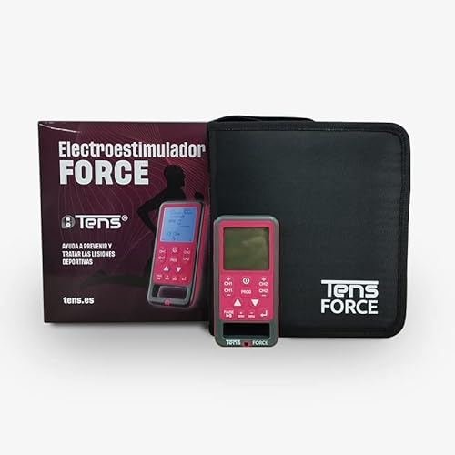 TENS - Electroestimulador Muscular FORCE Tens Original 49 Modos Función TENS, EMS y Masaje, Alivio Dolor y Fortalecimiento del Músculo.