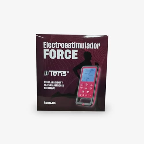 TENS - Electroestimulador Muscular FORCE Tens Original 49 Modos Función TENS, EMS y Masaje, Alivio Dolor y Fortalecimiento del Músculo.