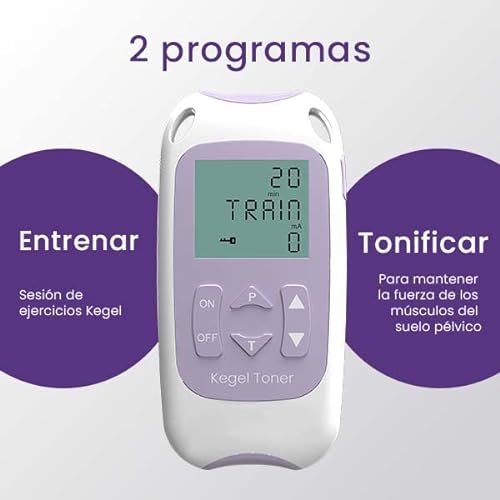 TensCare Kegel Toner- Ejercitador Kegel para el Suelo Pélvico, con Programas Clínicamente Comprobados para tratar la incontinencia y tonificar el suelo pélvico