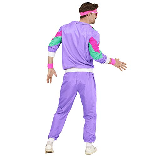 "THE 80s SHELL SUIT" (jacket, pants) - (XXL)