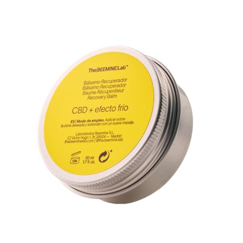 The Beemine Lab Bálsamo Recuperador músculos y articulaciones CBD - 50ml - Cannabidiol, aceite de cáñamo, miel, árnica - Ingredientes naturales