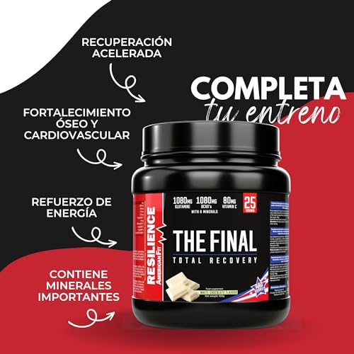 The Final|450gr|recovery drink| sabor Chocolate Blanco|Bebida Isotónica en Polvo|Electrolitos|Sales Minerales para Deporte| Óptimo Intra Entreno| Post Entrenamiento.