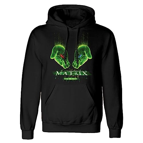 The Matrix - Sudadera con capucha para hombre/mujer unisex - 100 cumpleaños (L) (negro), Negro , L [video game]