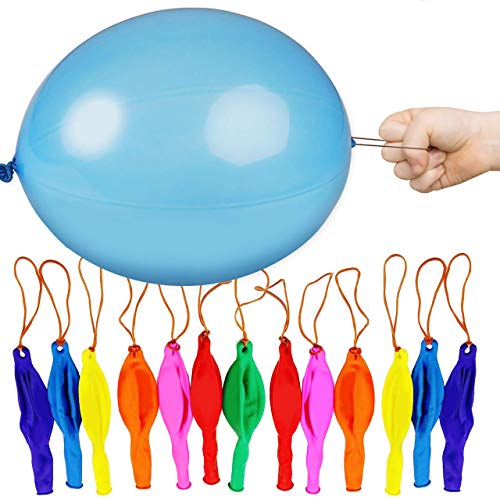 THE TWIDDLERS 50 Globos Punch Grandes para Fiestas, Látex Natural - 46cm