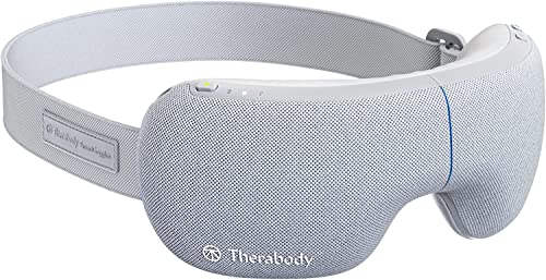 Therabody SmartGoggles, dispositivo masajeador de ojos con calefacción, máscara de vibración para aliviar el estrés con Bluetooth, 3 modos personalizados para aliviar la migraña y mejorar el sueño