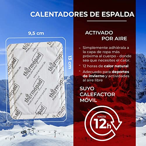 Thermopad Rückenwärmer - Calentadores para el cuerpo, color beige, 10 unidades