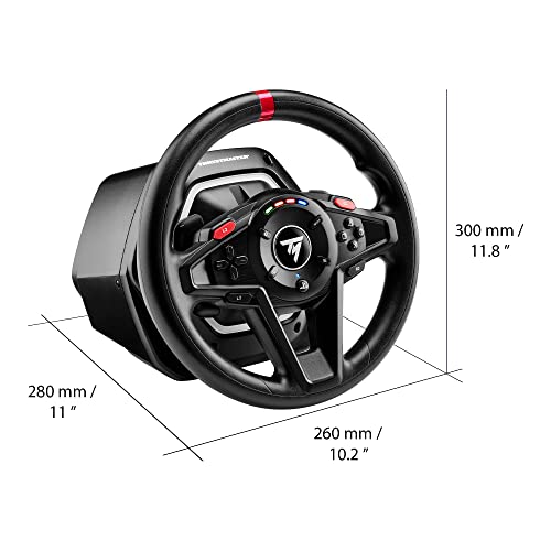 Thrustmaster T128, Volante de Carreras Force Feedback con Pedales Magnéticos, PlayStation 5, PlayStation 4, PC