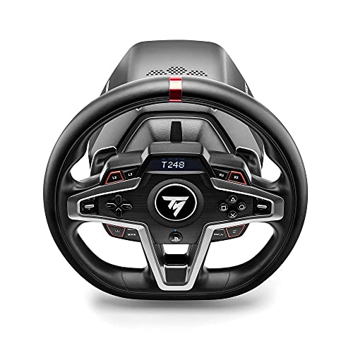 Thrustmaster T248 Volante de Carreras y Pedales Magnéticos con Force Feedback Dinámico para PS5 / PS4 y PC