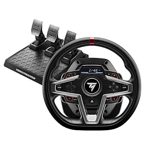 Thrustmaster T248 Volante de Carreras y Pedales Magnéticos con Force Feedback Dinámico para PS5 / PS4 y PC