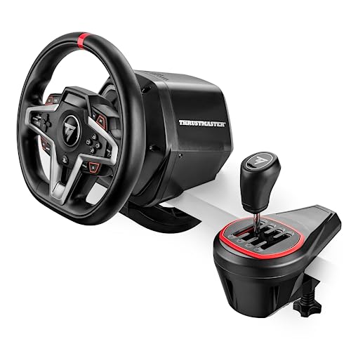 Thrustmaster TH8S Shifter Add-On, Cambio de Marchas de 8 Velocidades para Volante de Carreras, Compatible con PlayStation, Xbox y PC