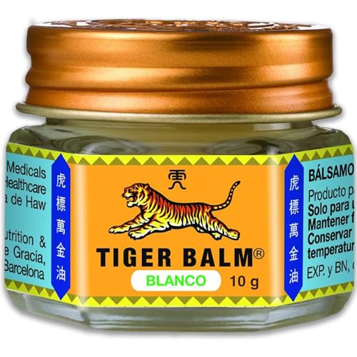 Tiger Balm Original 10g | Bálsamo de tigre | Bálsamo de tigre blanco | Crema antiinflamatoria | Crema dolores musculares y articulaciones efecto frio | Dolor de cabeza