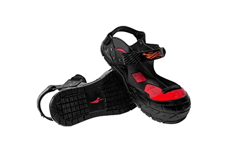 Tiger-Grip VISITOR PREMIUM, black,with toe cap, M (red)