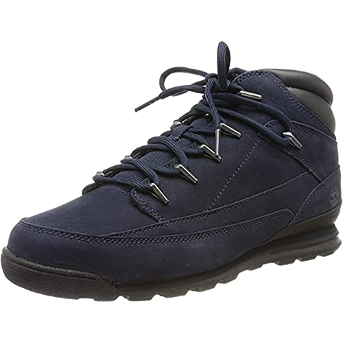 Timberland Hombre Euro Rock Wr Botas,Navy Nubuck,43.5 EU