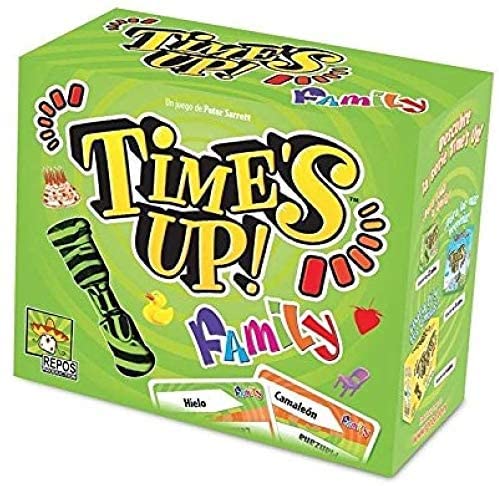 Time's Up! Family 1 - Juego de Cartas en Español & Zygomatic - Jungle Speed - Juego de Mesa en Español y Portugués