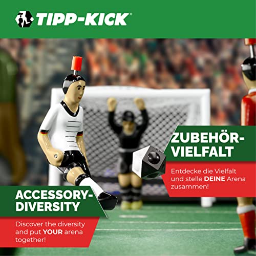 TIPP-KICK Juego de portería de plástico I Juego de 2 Piezas I Accesorios Originales Cada Juego I Repuestos I Blanco