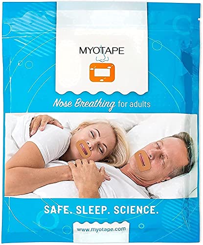 Tiras bucales de MYOTAPE | Promueve la respiración nasal, mejora la calidad del sueño y reduce la respiración por la boca y los ronquidos [tapón de ronquido, tira bucal en lugar de tira nasal]