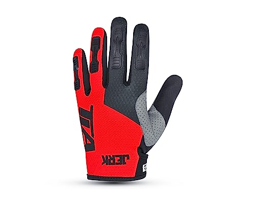 TLA Guantes Motocross Jerk Guantes Enduro - Guantes Moto Hombre y Mujer - Guantes MTB, Quad - Ropa Motocross - Guantes Bicicleta montaña y BMX - Guantes Moto Mujer, Hombre y niño