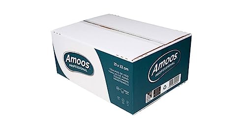 Toallas de Papel Secamanos en Formato Zig Zag Clim Profesional. Toallas de Papel Absorbente y de Doble Capa. Caja de 3000 unidades