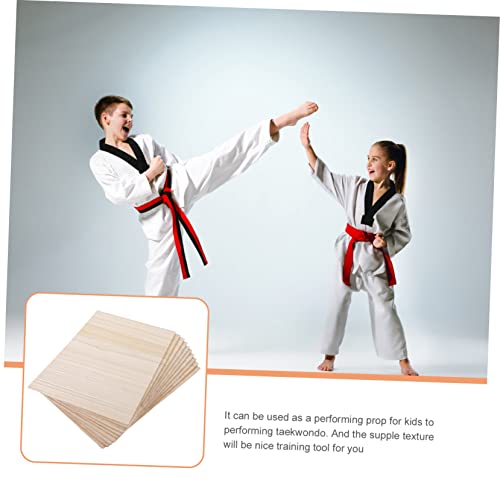 Toddmomy Tabla de cortar para karate, 10 unidades, tabla de cortar diaria, tabla de ejercicios de taekwondo, tabla de madera dura, práctica tabla de perforación, tabla de ejercicios para taekwondo