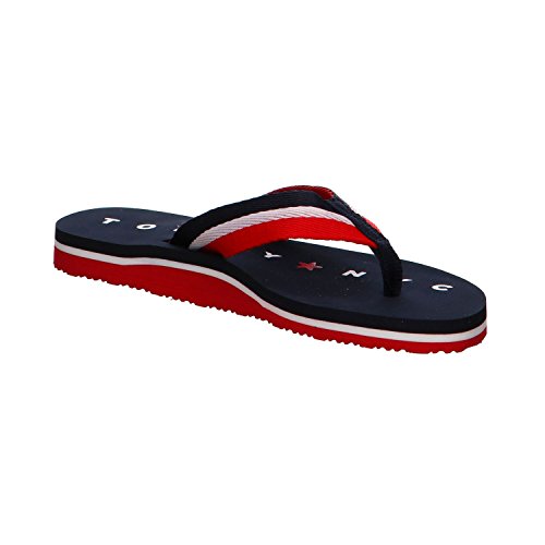 Tommy Hilfiger Mujer Chancletas Tommy Loves NY Beach Sandal Chanclas, Azul (Midnight), 38 EU