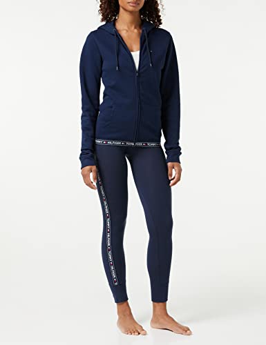 Tommy Hilfiger Mujer Leggings Deportivos, Azul (Navy Blazer), L