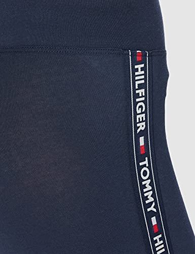 Tommy Hilfiger Mujer Leggings Deportivos, Azul (Navy Blazer), L