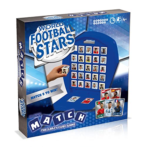 Top Trumps, Match Estrellas Jugadores de Fútbol, Juego de Mesa, Conecta en línea 5 de jugadores de fútbol