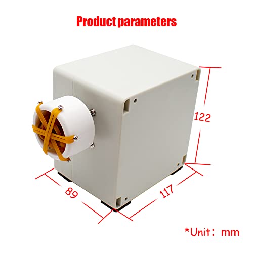 Toplionace Caña de Pescar Profesional Portátil AC100-240V Máquina de Accionamiento Eléctrico de Bobinado de Construcción Herramienta de Caña de Pescar DIY 0-66 rpm Ajustable (con Interruptor de Pie)