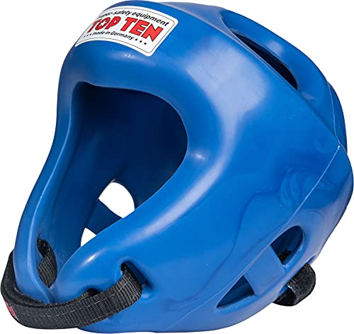 TopTen Competition Fight Casco, Unisex, Azul, M 55-59 cm