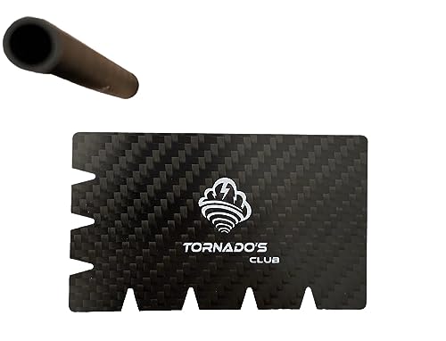 TORNADO´S Kit FUN de tarjeta y tubo en fibra de carbono. Durabilidad y flexibilidad para la mejor experiencia de uso