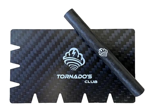 TORNADO´S Kit FUN de tarjeta y tubo en fibra de carbono. Durabilidad y flexibilidad para la mejor experiencia de uso