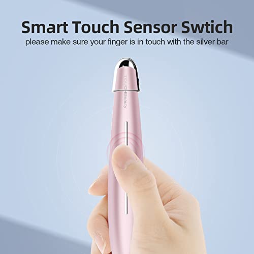 TOUCHBeauty Masajeador de ojos con calefacción a 40 ℃, masaje de vibración por sonido, varilla galvanizada antienvejecimiento con vibración de alta frecuencia AG-1583A.