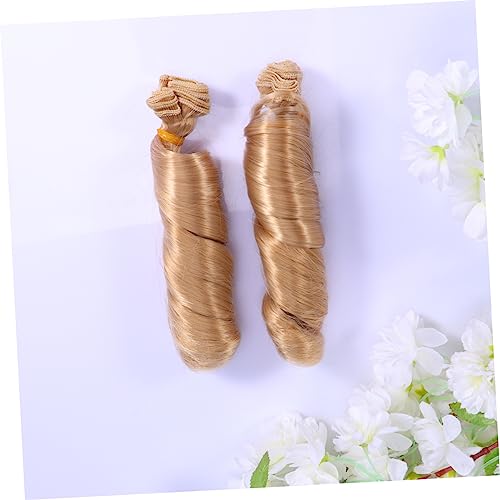 TOYANDONA 5 Piezas Pelo De Muñeca De Bricolaje Pelo De Muñeca para Muñecas Gaby Extensiones De Cabello De Muñeca Herramienta De Restauración Pelo De Muñeca Mohair Bonecas Echar Raíces Peluca