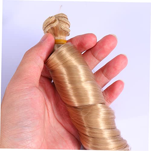 TOYANDONA 5 Piezas Pelo De Muñeca De Bricolaje Pelo De Muñeca para Muñecas Gaby Extensiones De Cabello De Muñeca Herramienta De Restauración Pelo De Muñeca Mohair Bonecas Echar Raíces Peluca