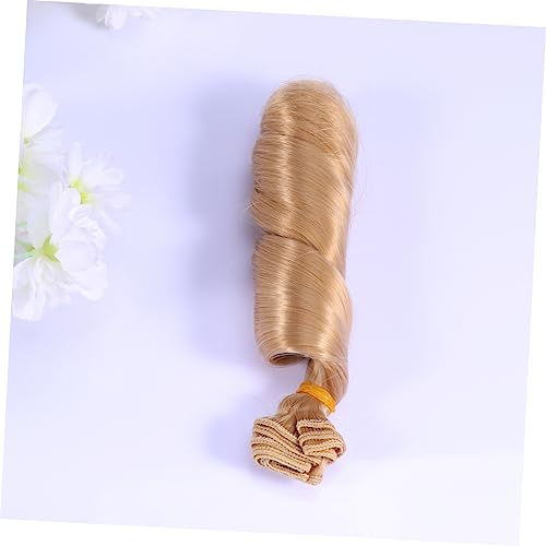 Toyvian 5 Piezas Pelo De Muñeca para Manualidades Herramienta De Restauración Peluca De Muñeca De Bricolaje Pelo De Muñeca Mohair Muñeca Peluca De Pelo Chinos Suministros para Manualidades