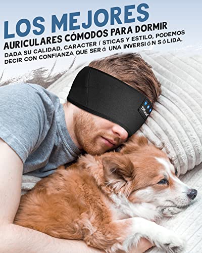 TPfocus Auriculares para Dormire Bluetooth 5.2 Regalo Hombre y Mujer Sonno Auriculares Banda Deportiva Inalámbrico Recargable Auriculares Bluetooth Dormire para Correr,Viajes y Relax