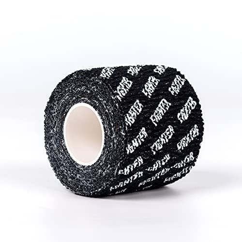 TRAINLIKEFIGHT Stretch Tape - Cinta Elástica para Entrenamiento, Cross Training, calistenia o Fitness - Black/Negro