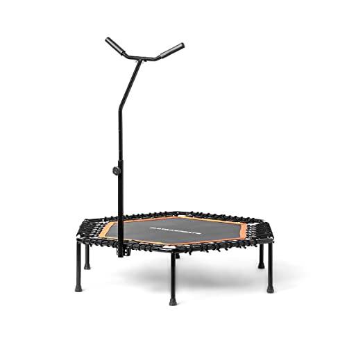 Trampolín ATAA Fitness Pro - Naranja - Mini Cama elástica para Hacer Body Jump en casa