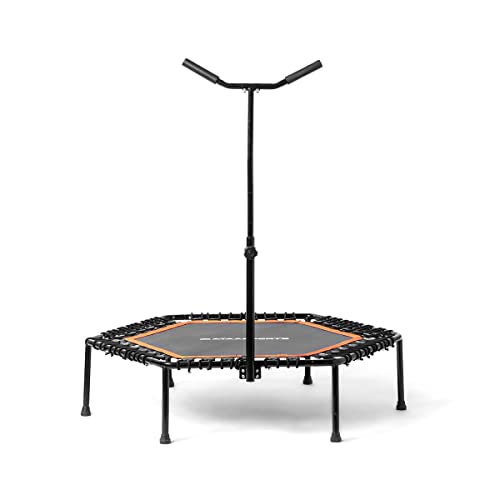 Trampolín ATAA Fitness Pro - Naranja - Mini Cama elástica para Hacer Body Jump en casa